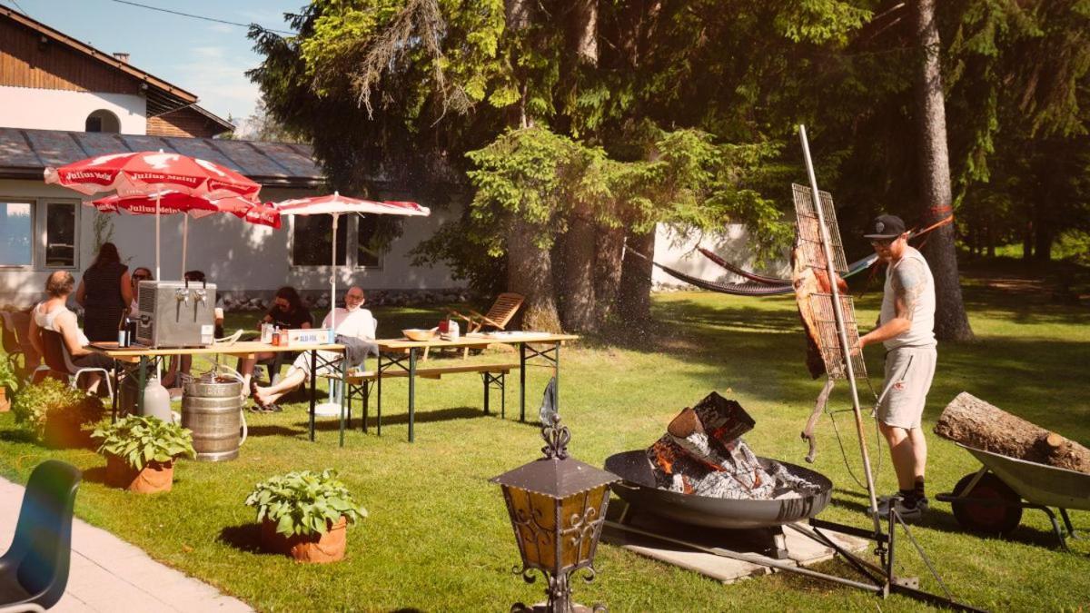 Drauradweg Hostel Berg im Drautal Bagian luar foto